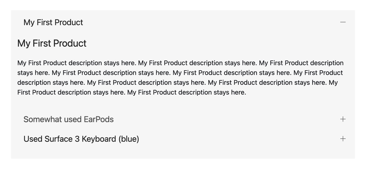 Default Fields Text list marked