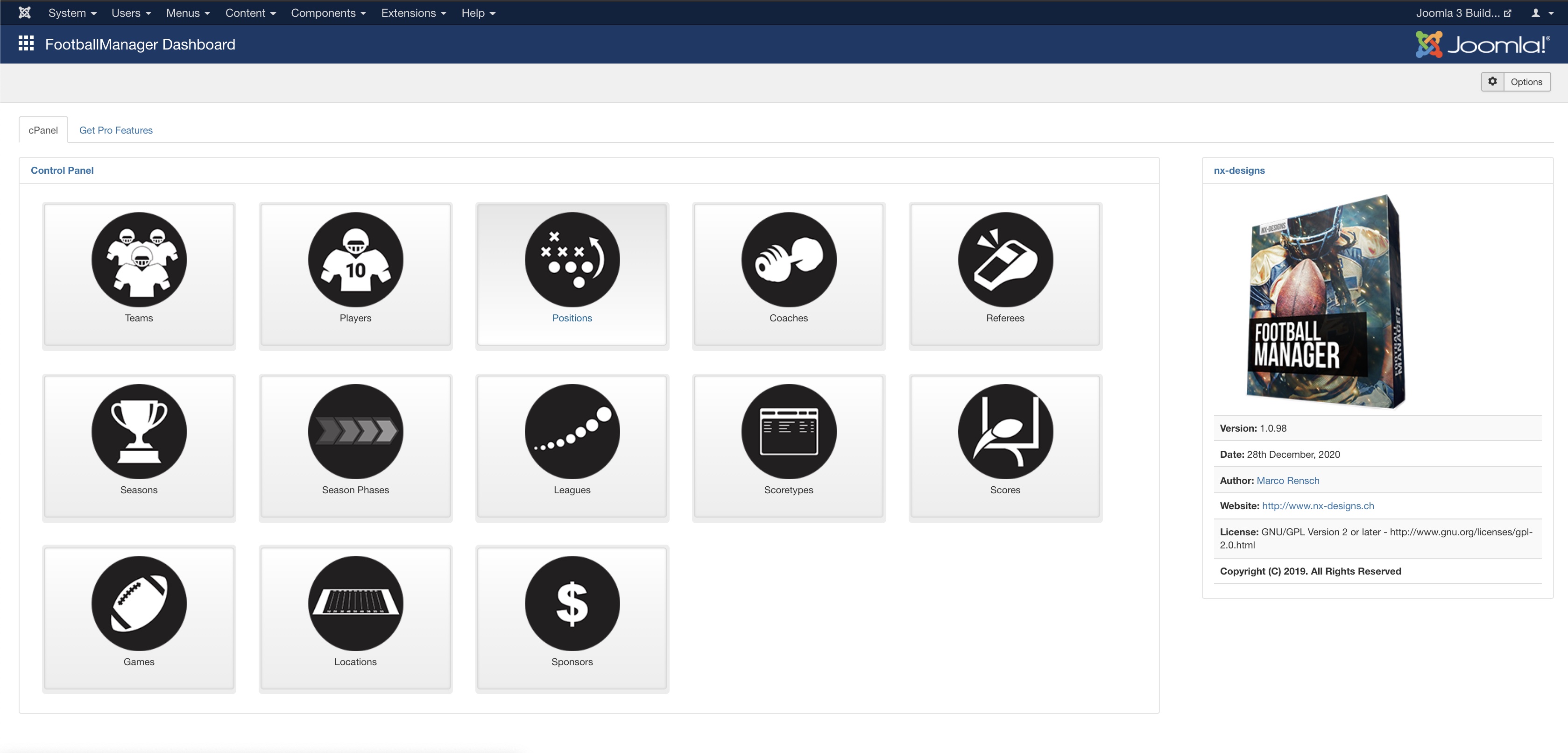 fm dashboard