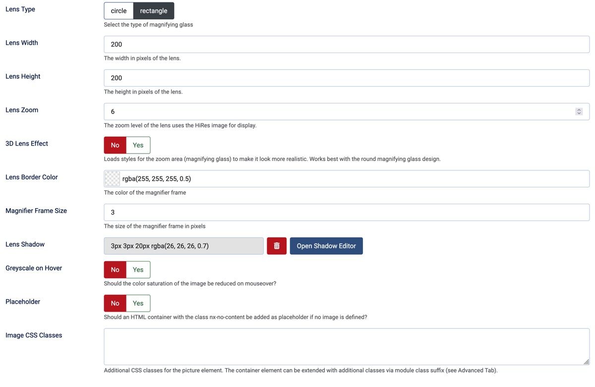 iMagnifier Configuration Img 1 of 2