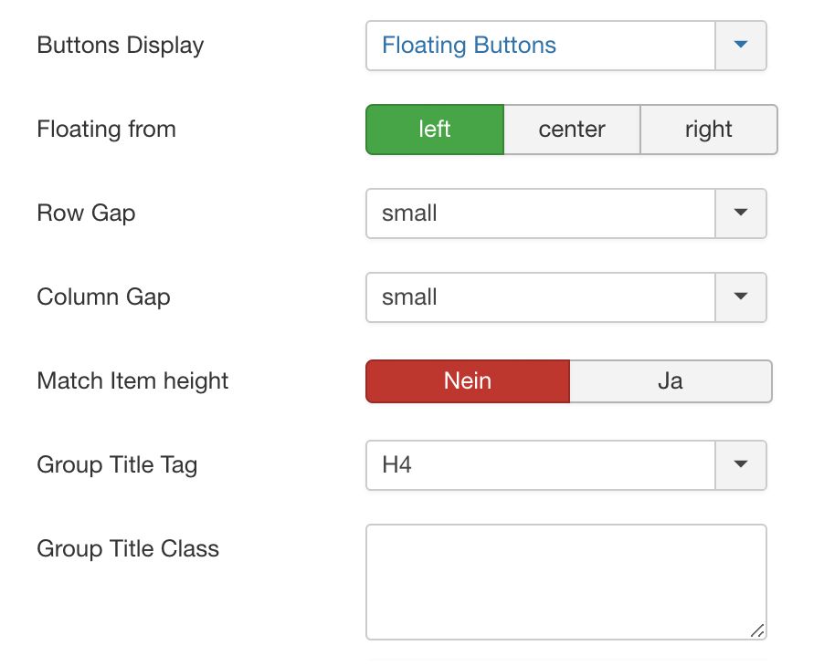 Agile Downloads Configuration - Buttons Options 2